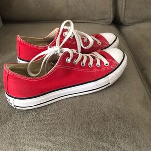 Red Converse Chuck Taylors